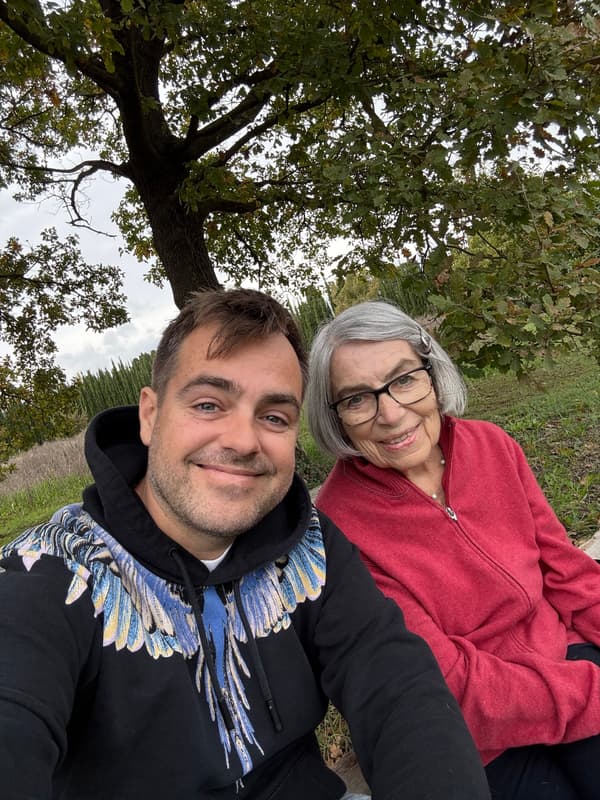 In the garden in Verquières