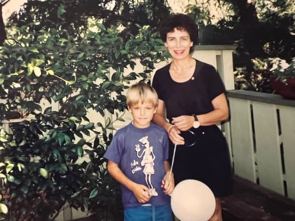 with Chris circa 1994