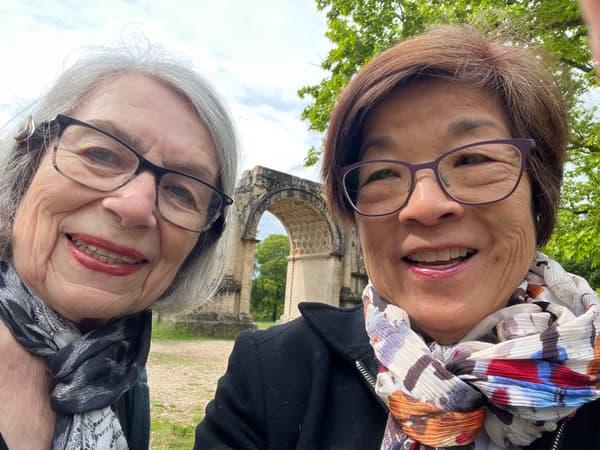 Marie & Jean at Glanum in Provence, May 2025